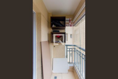 Varanda da Sala de apartamento à venda com 1 quarto, 34m² em Vila Tolstoi, São Paulo