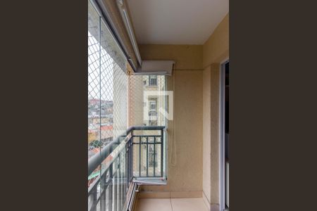 Varanda da Sala de apartamento à venda com 1 quarto, 34m² em Vila Tolstoi, São Paulo