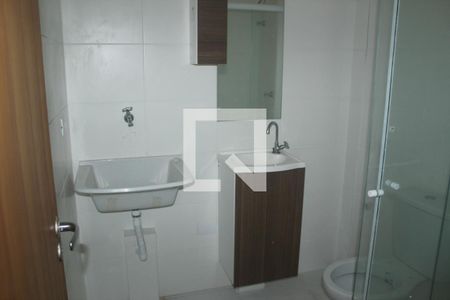Banheiro de kitnet/studio à venda com 1 quarto, 32m² em Campo Grande, São Paulo