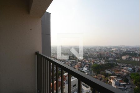 Varanda da Sala - vista  de apartamento para alugar com 2 quartos, 44m² em Bairro dos Casa, São Bernardo do Campo