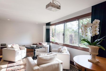 Sala de casa de condomínio para alugar com 5 quartos, 420m² em Bosque da Ribeira, Nova Lima