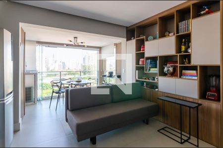 Sala de kitnet/studio à venda com 1 quarto, 41m² em Cidade Monções, São Paulo