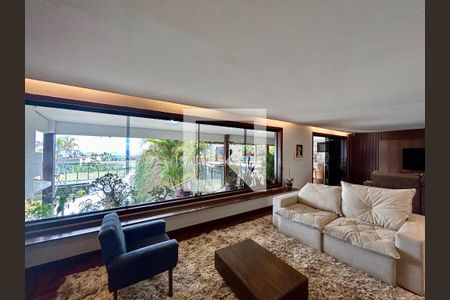 Sala de casa à venda com 6 quartos, 593m² em Belvedere, Belo Horizonte