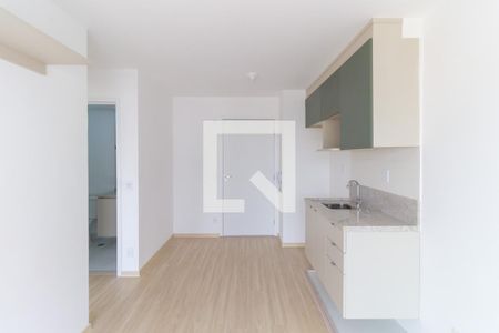 Sala - Cozinha  de kitnet/studio para alugar com 1 quarto, 34m² em Vila Mariana, São Paulo