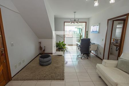 Sala de apartamento à venda com 4 quartos, 201m² em Heliópolis, Belo Horizonte
