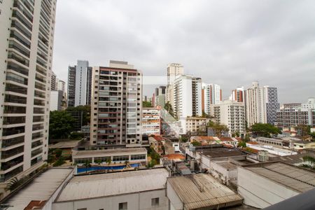 Varanda de kitnet/studio para alugar com 1 quarto, 25m² em Cerqueira César, São Paulo