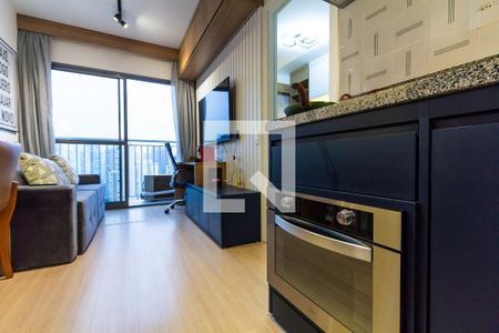 Sala/Cozinha de apartamento para alugar com 1 quarto, 27m² em Vila Nova Conceição, São Paulo