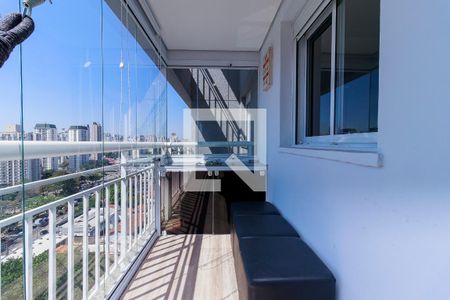 Varanda de apartamento à venda com 2 quartos, 62m² em Brooklin Paulista, São Paulo