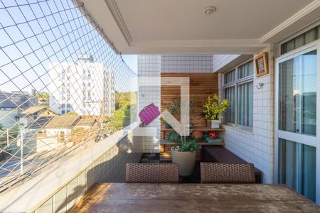 Varanda de apartamento à venda com 4 quartos, 130m² em Cidade Nova, Belo Horizonte