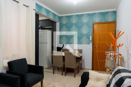 Sala de apartamento à venda com 2 quartos, 42m² em Vila Pires, Santo André