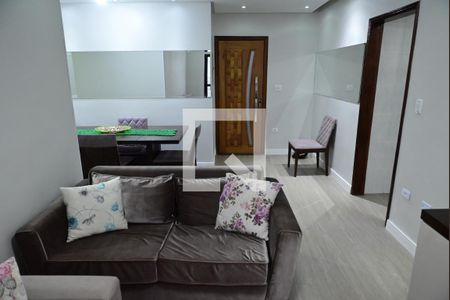 sala de apartamento para alugar com 2 quartos, 95m² em Boqueirão, Praia Grande