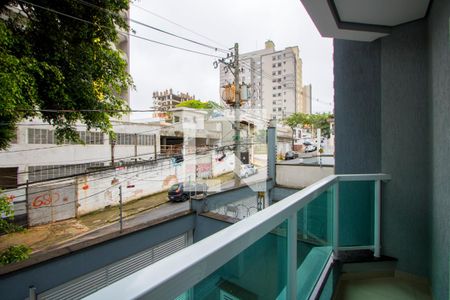 Varanda do quarto 1 de apartamento à venda com 2 quartos, 67m² em Vila Valparaíso, Santo André