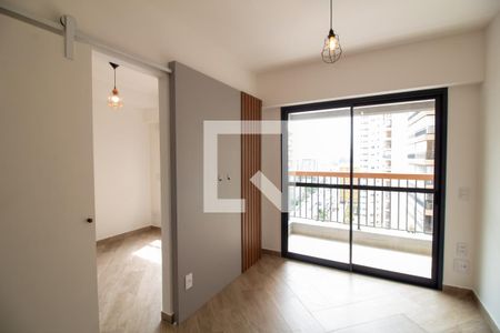 Sala de apartamento para alugar com 1 quarto, 28m² em Brooklin Paulista, São Paulo