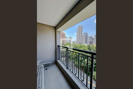 Varanda do Studio de kitnet/studio para alugar com 1 quarto, 27m² em Jardim Vila Mariana, São Paulo