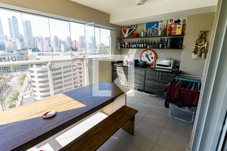 Varanda da Sala de apartamento à venda com 2 quartos, 75m² em Vila Andrade, São Paulo