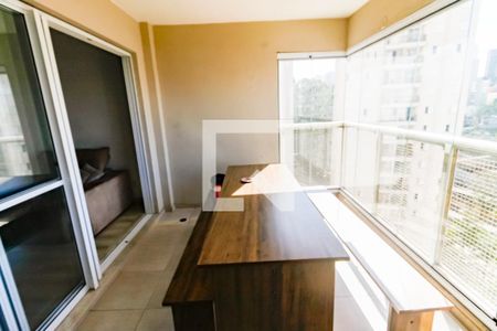 Varanda da Sala de apartamento à venda com 2 quartos, 75m² em Vila Andrade, São Paulo