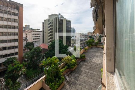 Vista da Sala de apartamento à venda com 2 quartos, 60m² em Rio Comprido, Rio de Janeiro