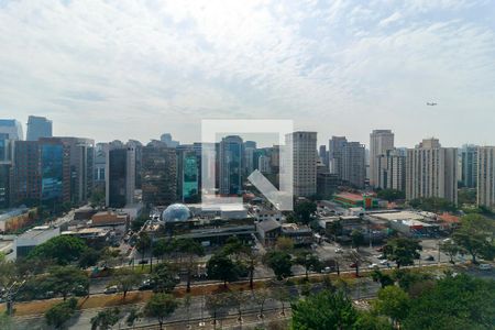 Sala - Vista de apartamento à venda com 2 quartos, 64m² em Brooklin, São Paulo