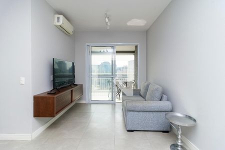 Sala de apartamento à venda com 2 quartos, 64m² em Brooklin, São Paulo