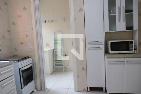 Cozinha de apartamento à venda com 1 quarto, 51m² em Centro, São Leopoldo