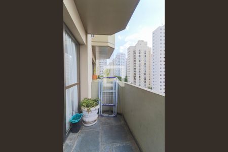 Varanda da Sala de apartamento à venda com 3 quartos, 178m² em Brooklin Paulista, São Paulo