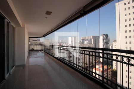 Varanda da Sala de apartamento à venda com 4 quartos, 334m² em Paraíso, São Paulo