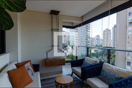 Varanda de apartamento para alugar com 2 quartos, 100m² em Campo Belo, São Paulo