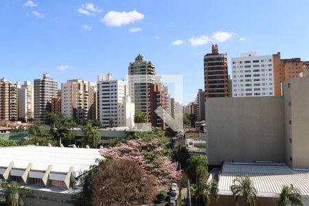 Vista da varanda da sala  de apartamento à venda com 3 quartos, 114m² em Cambuí, Campinas