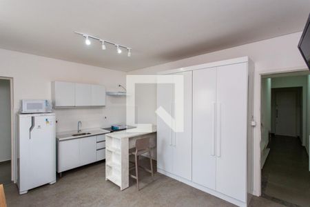 Sala/Quarto/Cozinha de kitnet/studio para alugar com 1 quarto, 22m² em Vila da Saúde, São Paulo