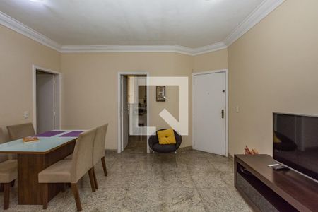 Sala de apartamento à venda com 3 quartos, 82m² em Havaí, Belo Horizonte