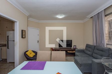 Sala de apartamento à venda com 3 quartos, 82m² em Havaí, Belo Horizonte