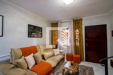 Sala de casa para alugar com 2 quartos, 123m² em Vila Bastos, Santo André