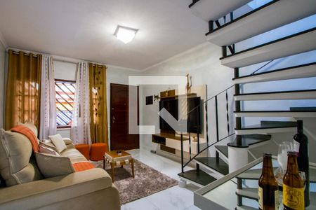 Sala de casa à venda com 2 quartos, 123m² em Vila Bastos, Santo André
