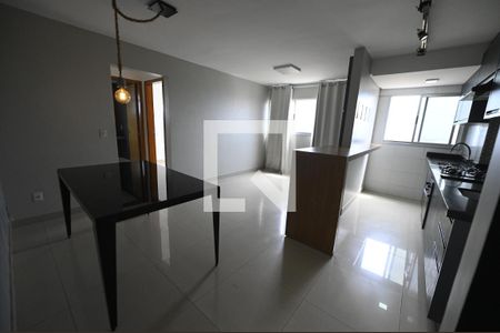 Sala de apartamento para alugar com 2 quartos, 60m² em Vila Rosa, Goiânia