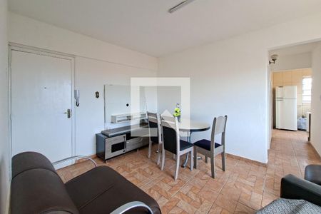 Sala de apartamento para alugar com 1 quarto, 43m² em Jardim Imperador, Praia Grande
