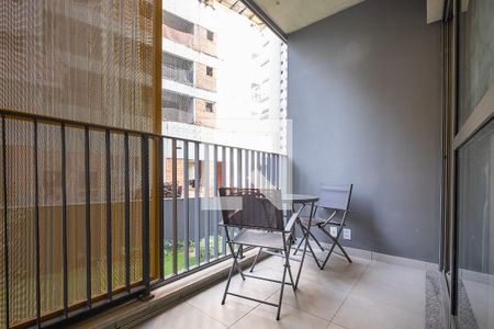 Studio - Varanda de kitnet/studio para alugar com 1 quarto, 30m² em Sumarezinho, São Paulo