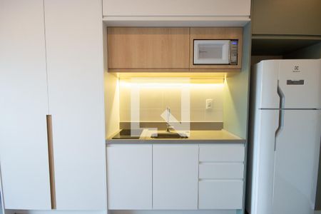 Cozinha - Armários de kitnet/studio para alugar com 0 quarto, 27m² em Indianópolis, São Paulo
