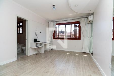 Suíte de casa de condomínio à venda com 3 quartos, 211m² em Cristal, Porto Alegre