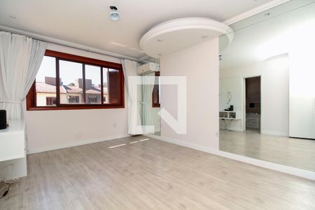 Suíte de casa de condomínio à venda com 3 quartos, 211m² em Cristal, Porto Alegre