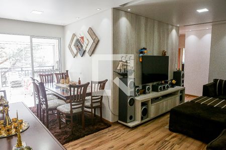 Sala - Sala de Jantar de apartamento para alugar com 3 quartos, 96m² em Vila Scarpelli, Santo André