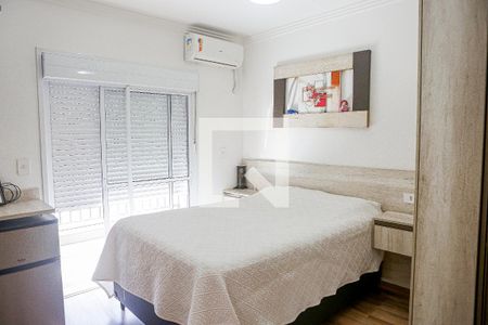 Suite  de apartamento para alugar com 3 quartos, 96m² em Vila Scarpelli, Santo André
