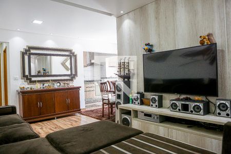 Sala - Sala de Jantar de apartamento para alugar com 3 quartos, 96m² em Vila Scarpelli, Santo André