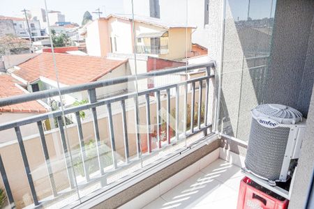 Varanda Suite de apartamento para alugar com 3 quartos, 96m² em Vila Scarpelli, Santo André