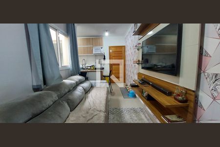 Sala de apartamento para alugar com 2 quartos, 72m² em Vila Assunção, Santo André