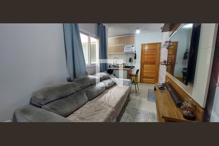 Sala de apartamento para alugar com 2 quartos, 72m² em Vila Assunção, Santo André