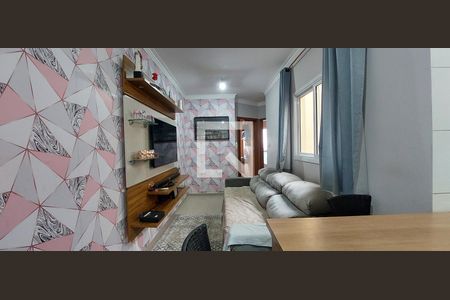 Sala de apartamento para alugar com 2 quartos, 72m² em Vila Assunção, Santo André