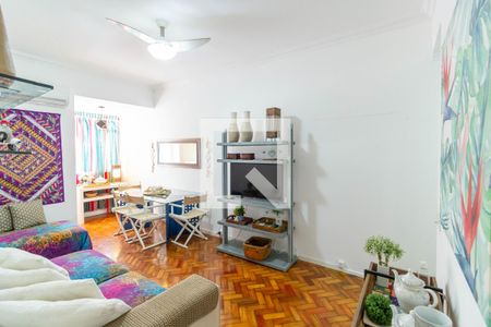 Sala de apartamento para alugar com 3 quartos, 90m² em Botafogo, Rio de Janeiro