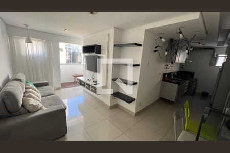 Sala  de apartamento para alugar com 1 quarto, 49m² em Pinheiros, São Paulo