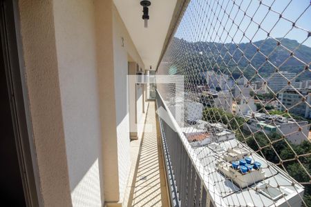 Varanda da Sala de apartamento à venda com 3 quartos, 113m² em Humaitá, Rio de Janeiro