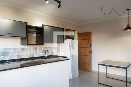 Sala/Cozinha de kitnet/studio para alugar com 1 quarto, 45m² em Vila Regente Feijó, São Paulo